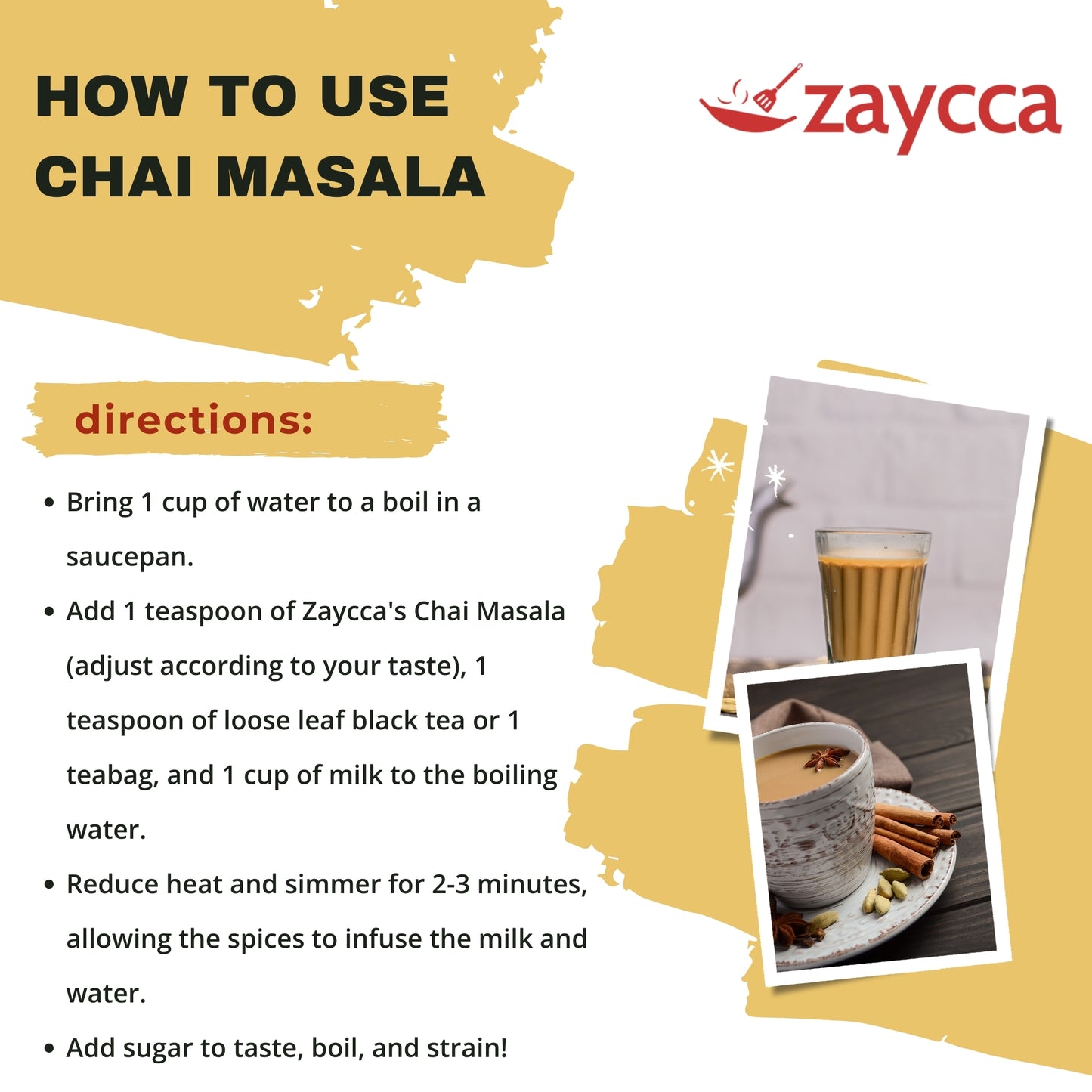 Zaycca Chai Masala | चाय मसाला